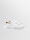 Capri Leather & Suede Sneaker in Avorio