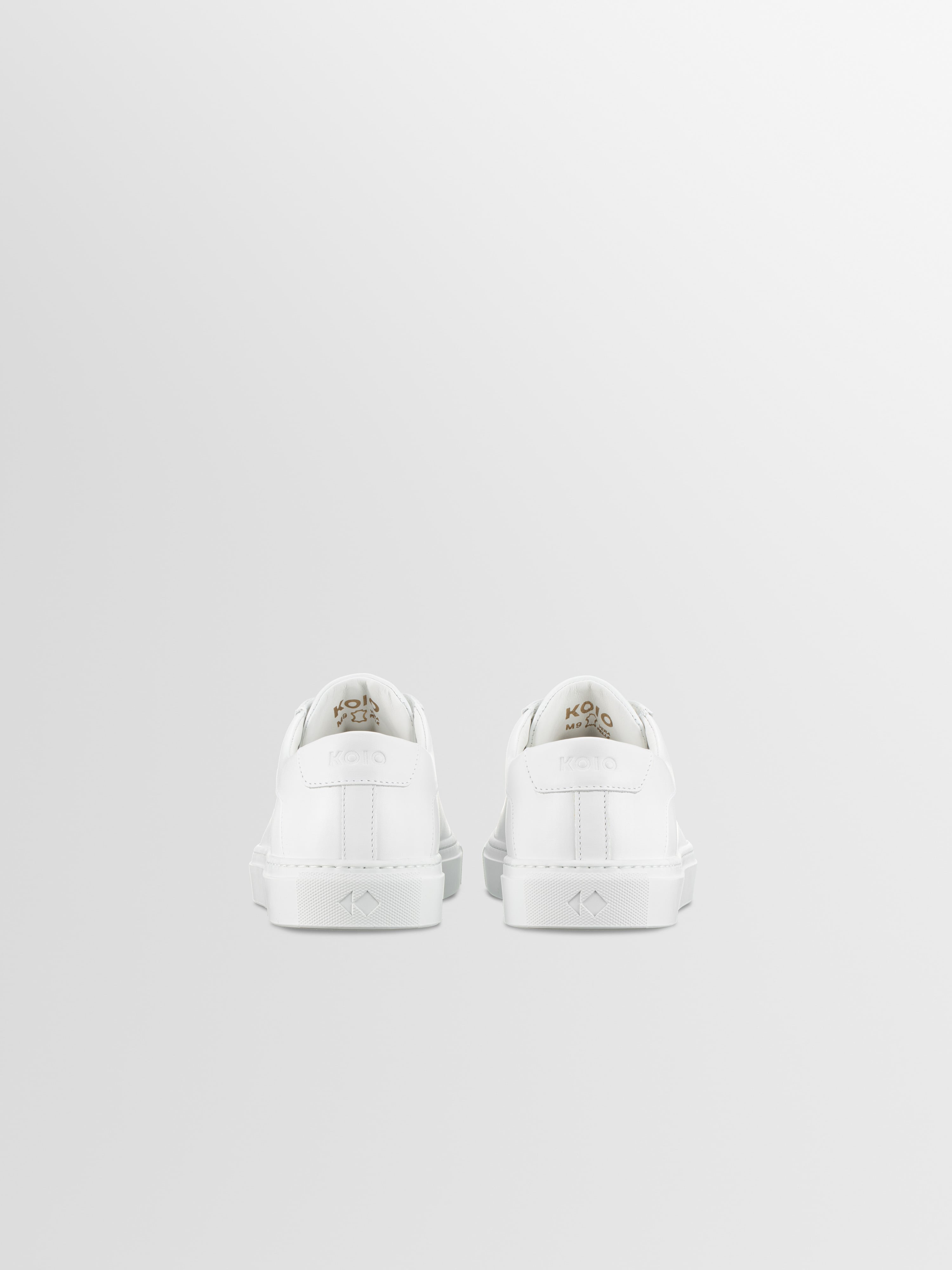 Capri Leather Sneaker in Triple White