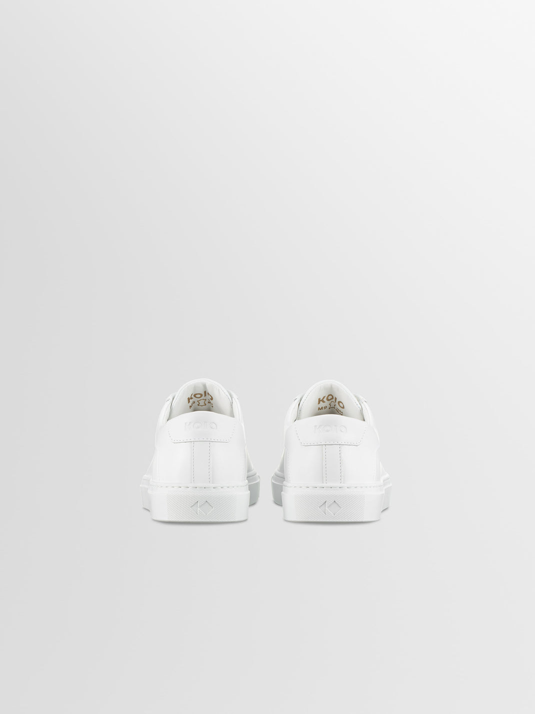 Capri Leather Sneaker in Triple White Wide Fit