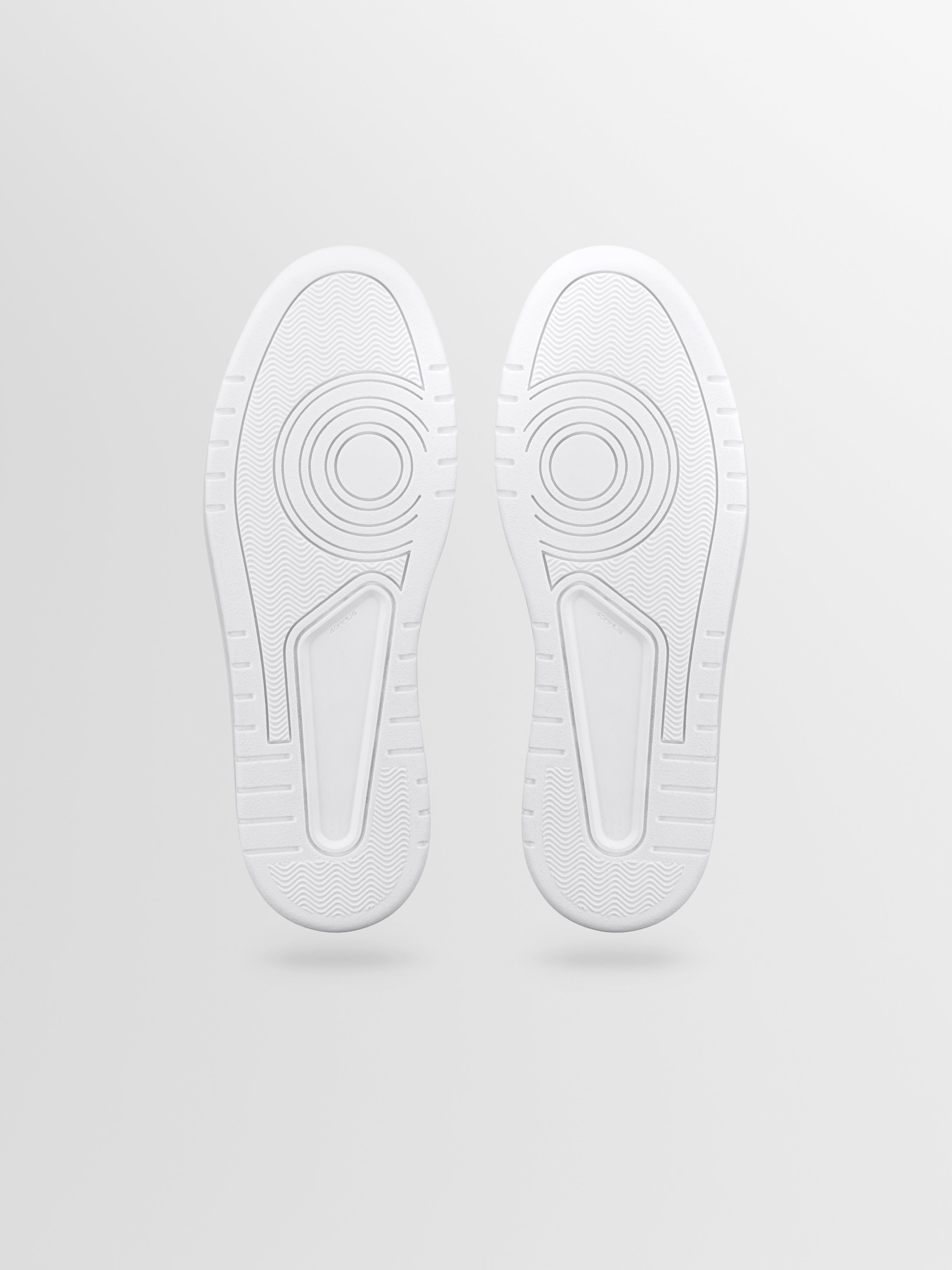 White rubber soles