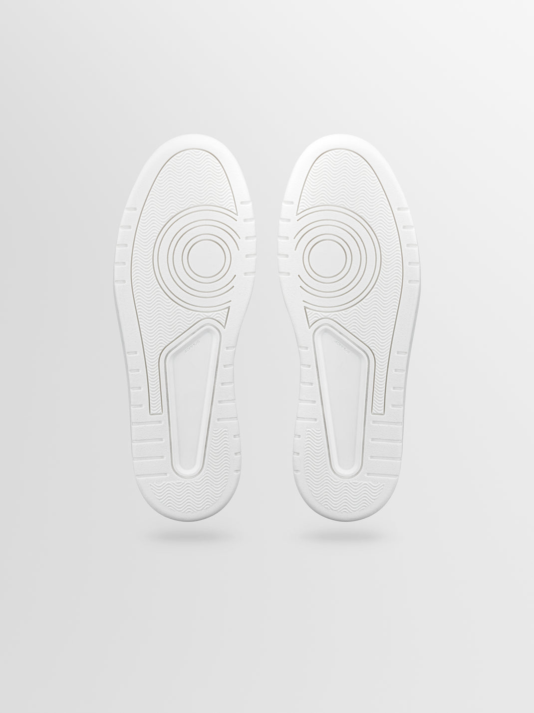 White rubber soles