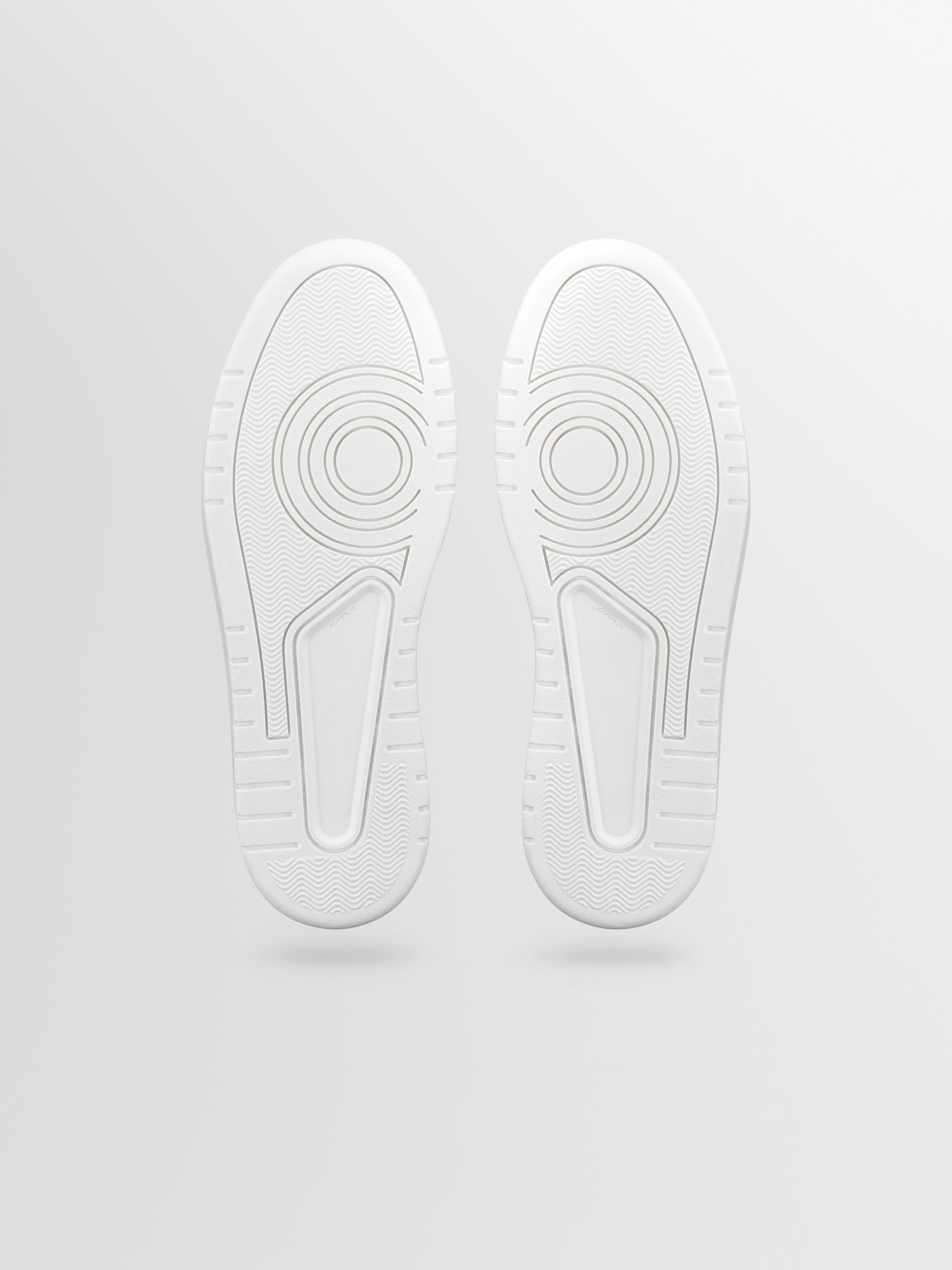 White rubber soles