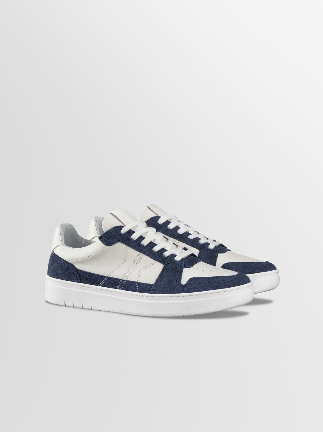 Carrara Leather & Suede Sneaker in Sail