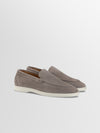Catania Suede Loafer in Taupe
