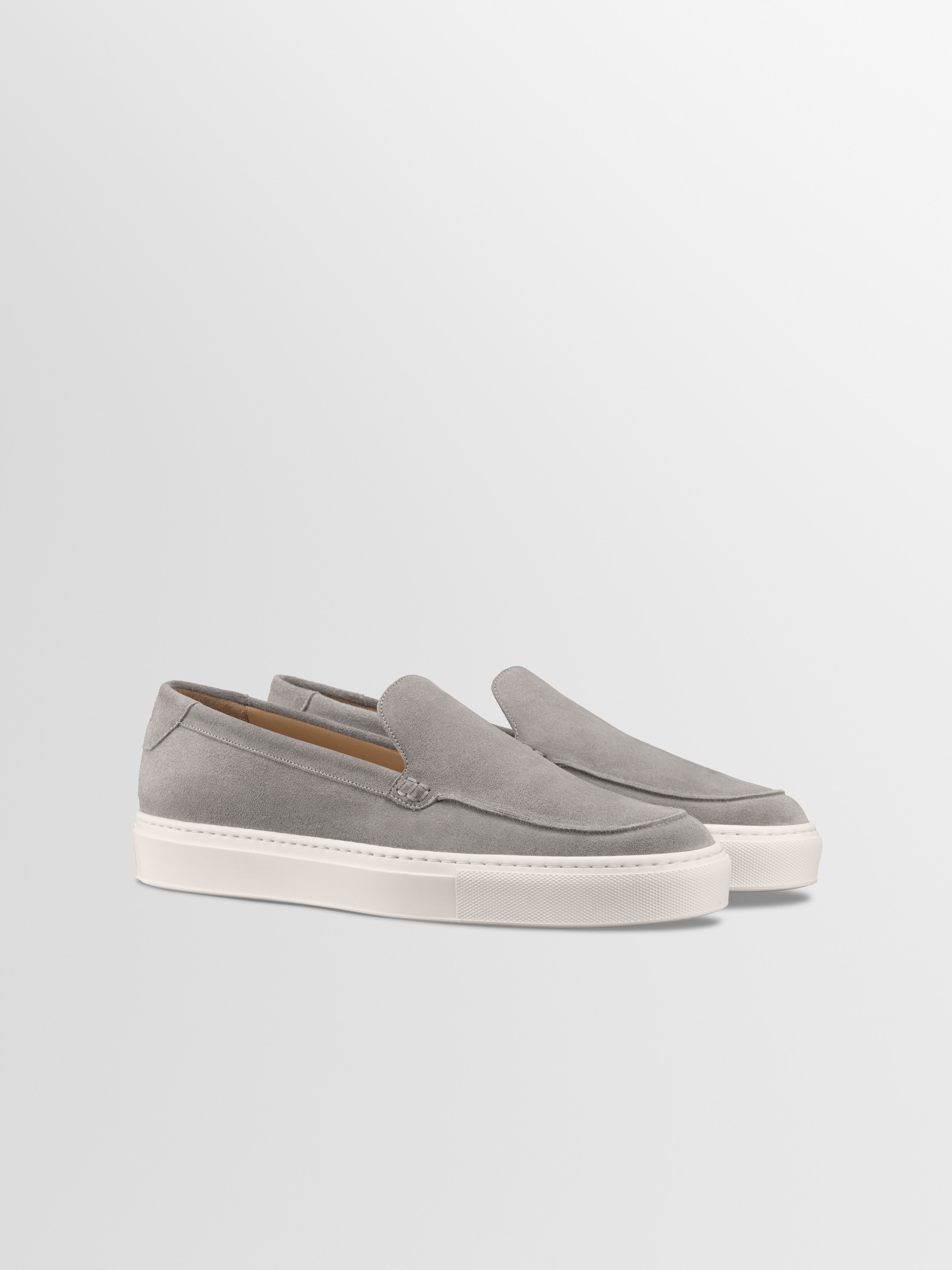 Lido Suede Loafer in Mineral