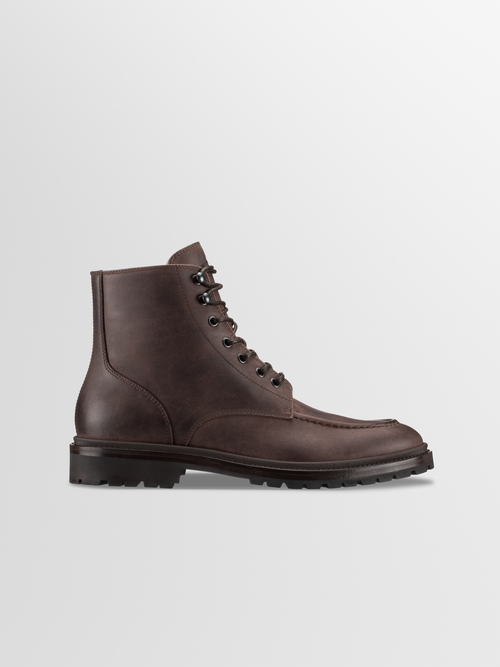 Milo Leather Boot in Chocoloate