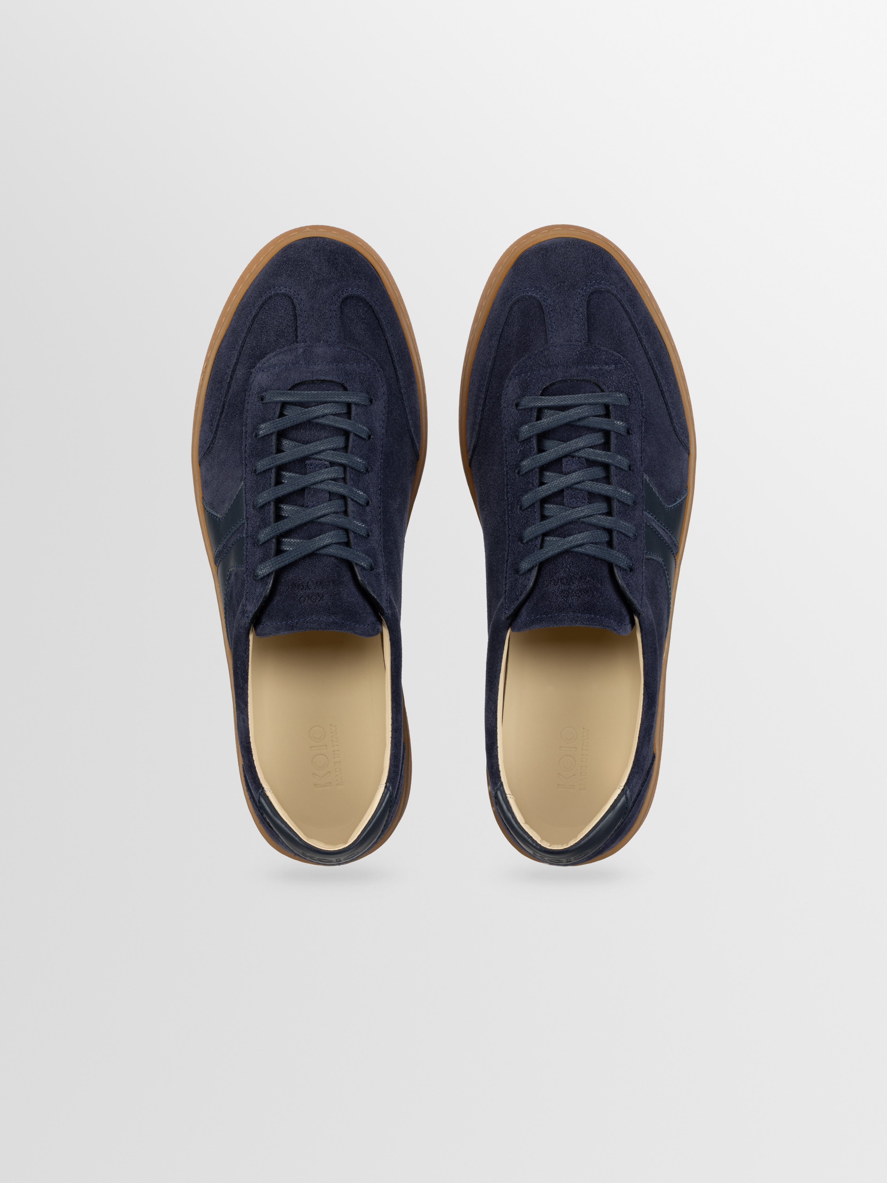 Monza Leather & Suede Sneaker in Universe