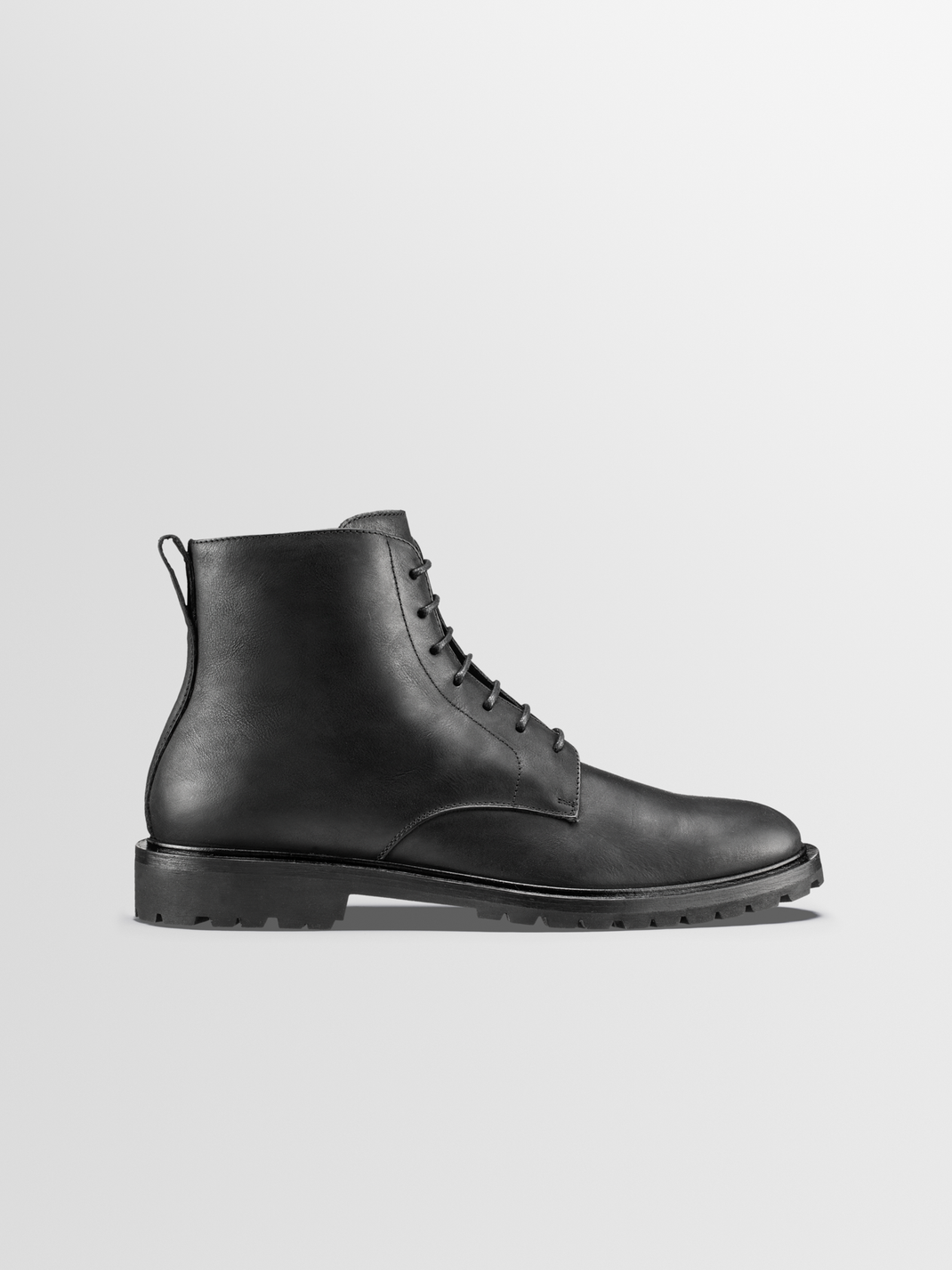 Bergamo Leather Boot in Nero